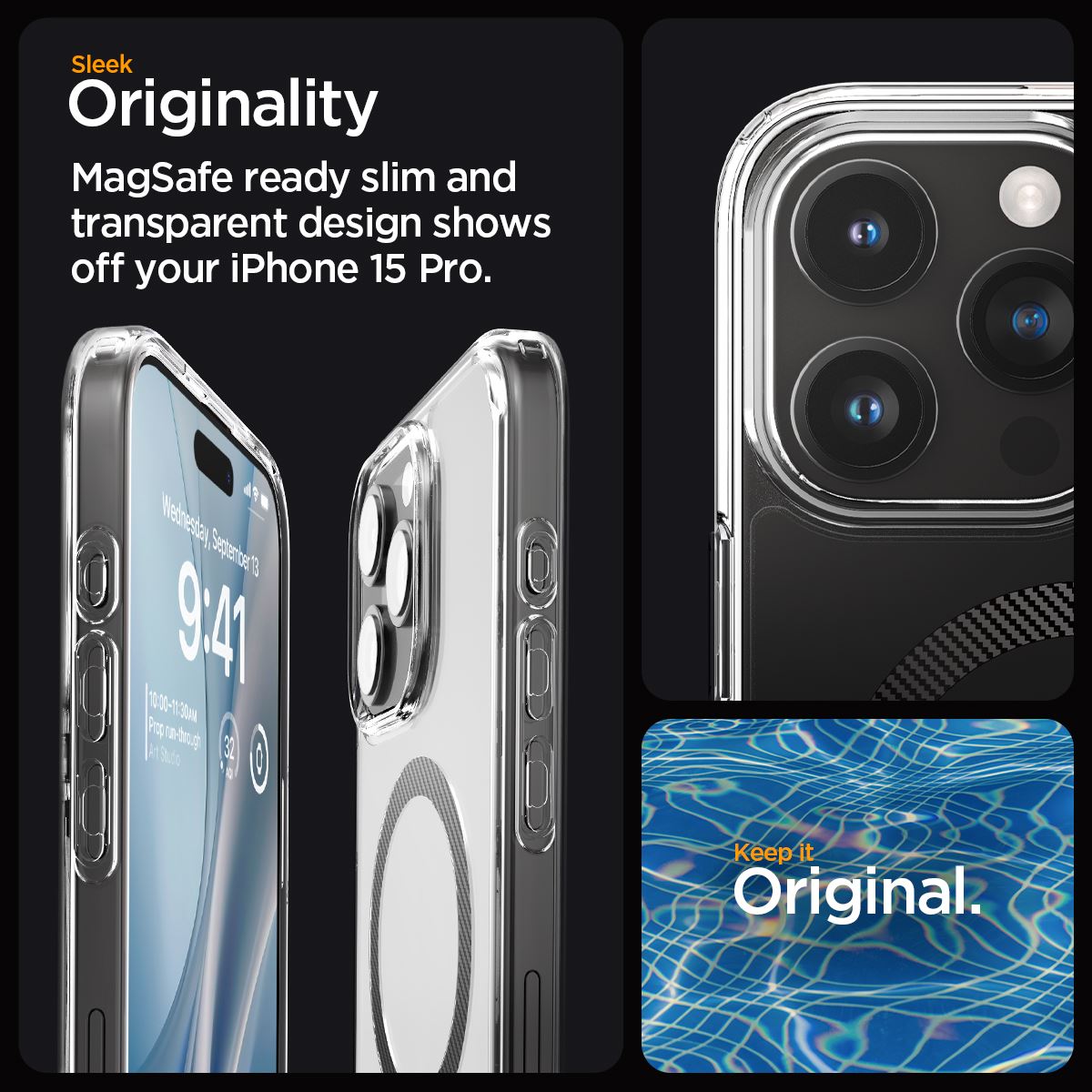 Spigen Ultra Hybrid MagSafe, carbon fiber - iPhone 15 Pro (12)