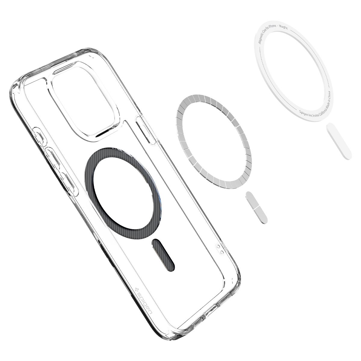 Spigen Ultra Hybrid MagSafe, carbon fiber - iPhone 15 Pro (7)