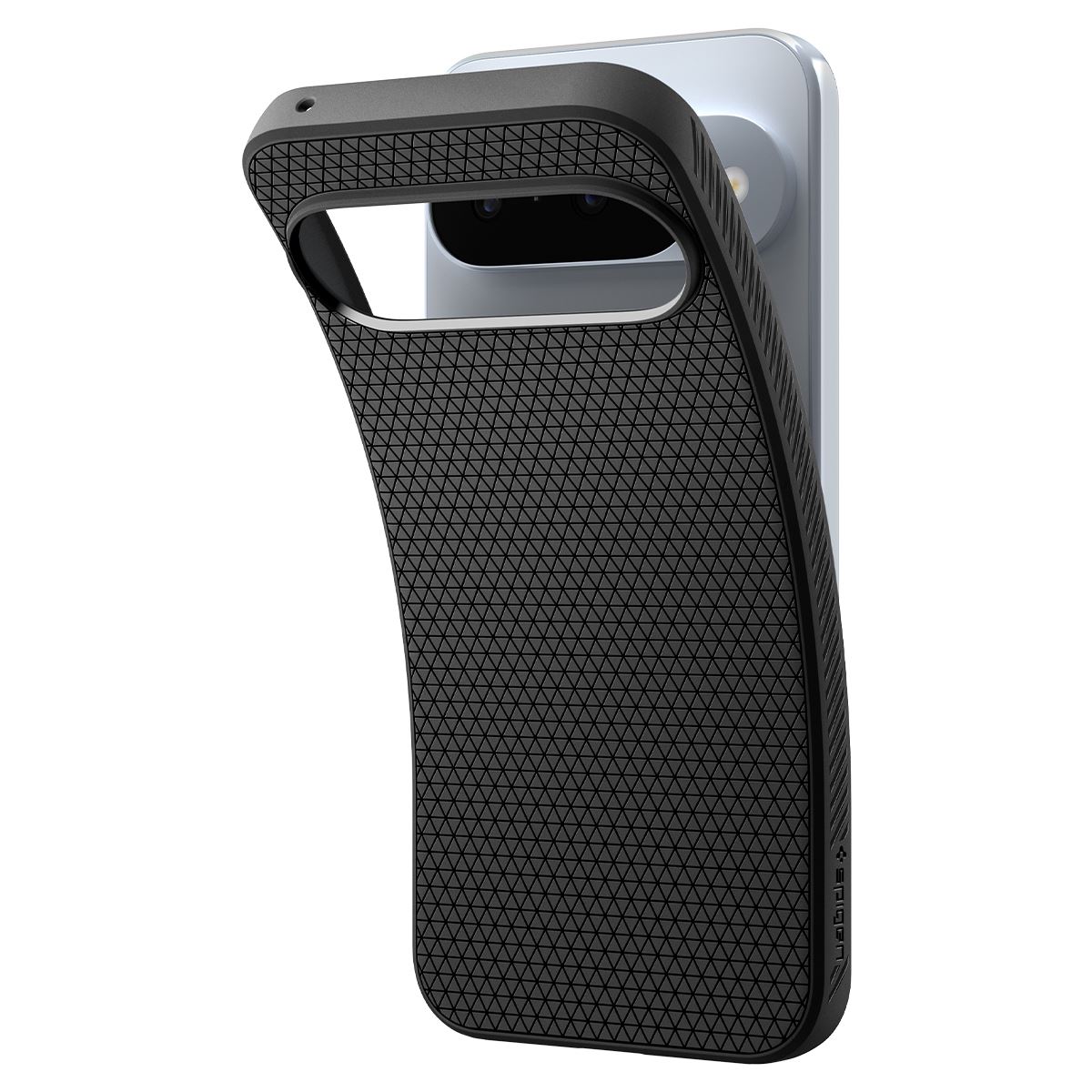 Spigen Liquid Air, matte black - Google Pixel 10 Pro/Pixel 10 (11)