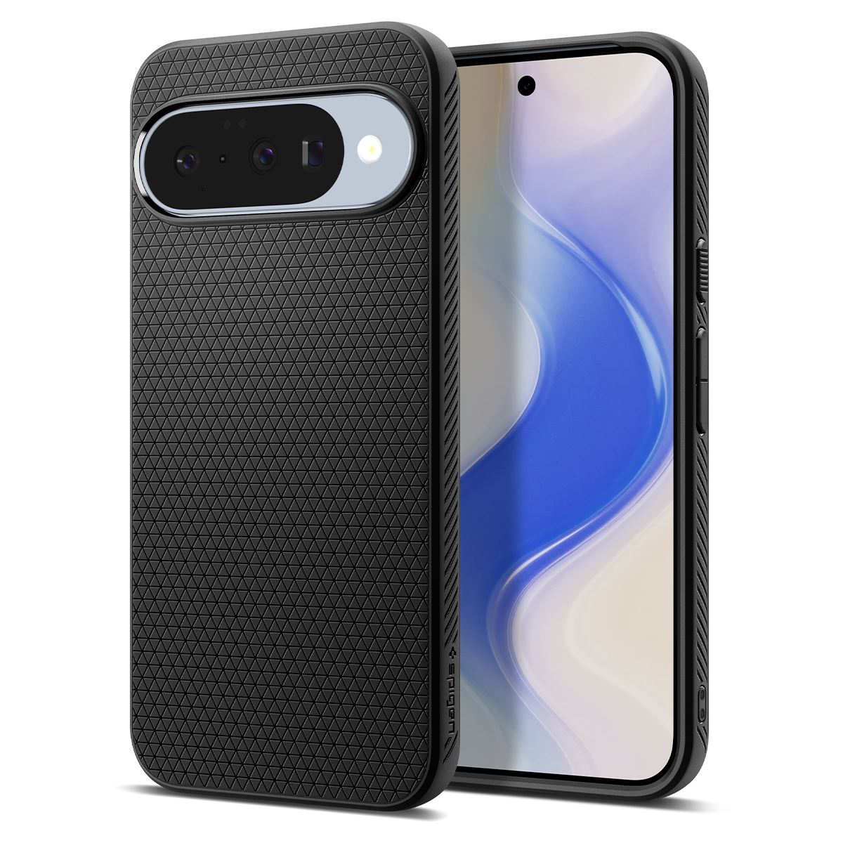 Spigen Liquid Air, matte black - Google Pixel 10 Pro/Pixel 10