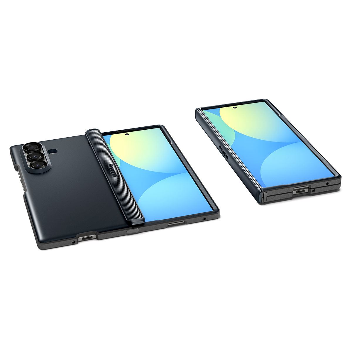 Spigen Slim Armor Pro MagSafe, metal slate - Samsung Galaxy Z Fold7 (11)
