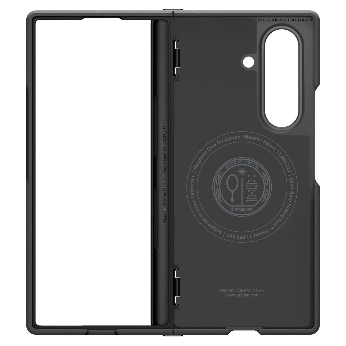 Spigen Slim Armor Pro MagSafe, metal slate - Samsung Galaxy Z Fold7 (5)