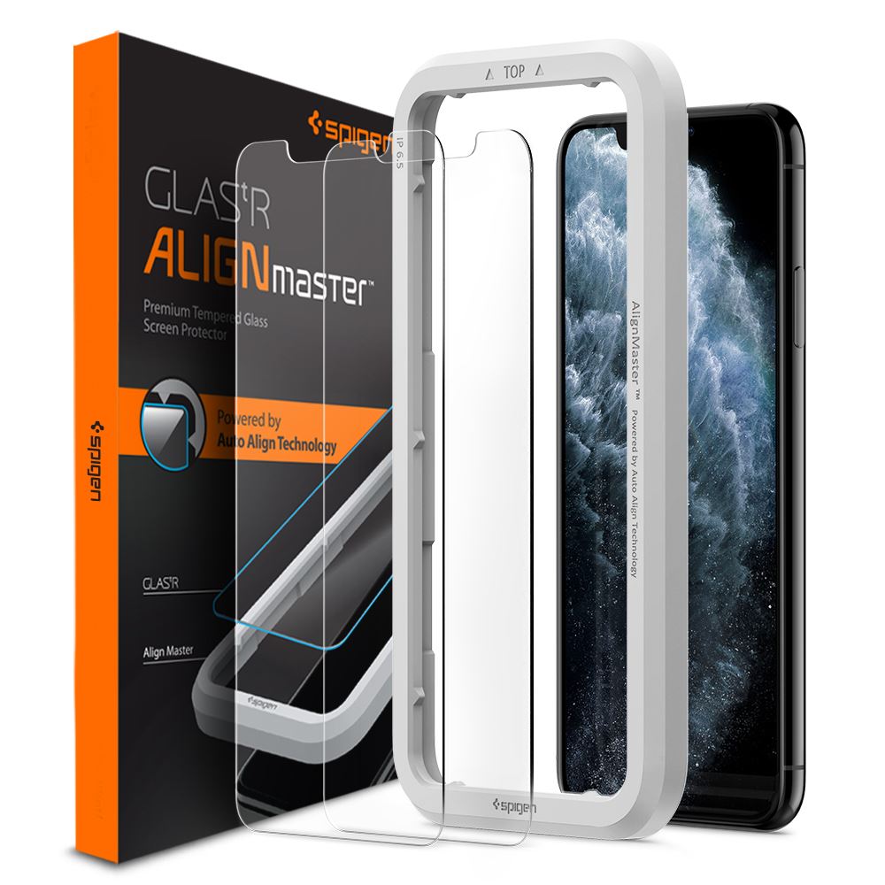 Spigen Align Glas.tR 2 pack - iPhone 11 Pro/XS/X (1)