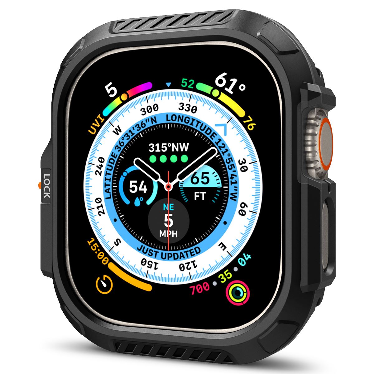 Spigen Lock Fit, black - Apple Watch Ultra 2/Ultra 49mm (13)