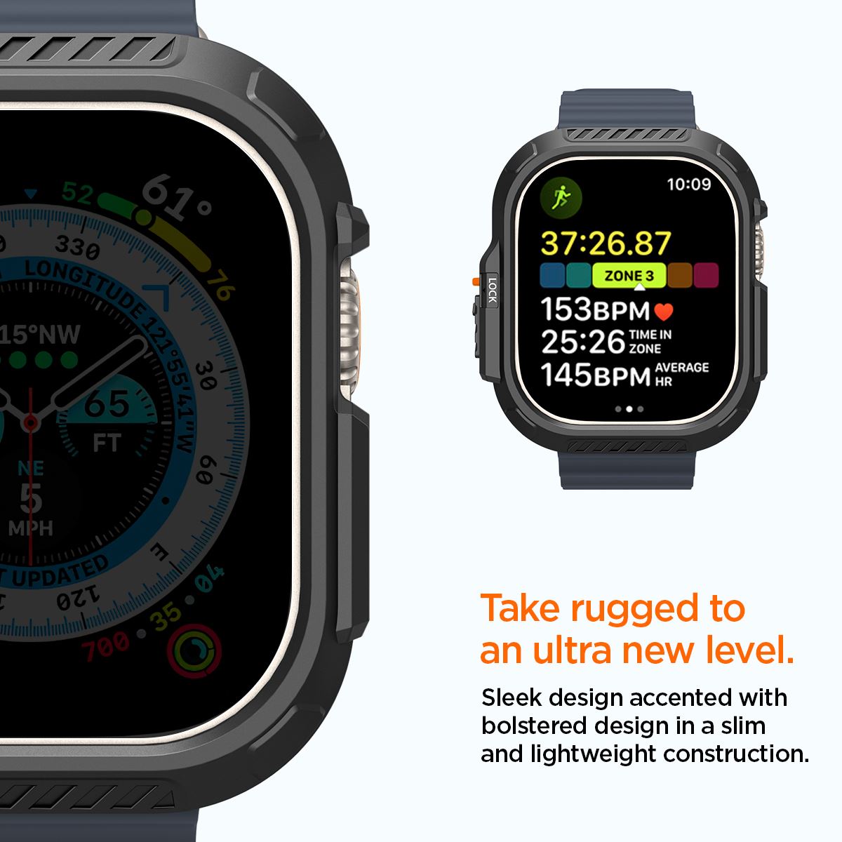 Spigen Lock Fit, black - Apple Watch Ultra 2/Ultra 49mm (16)