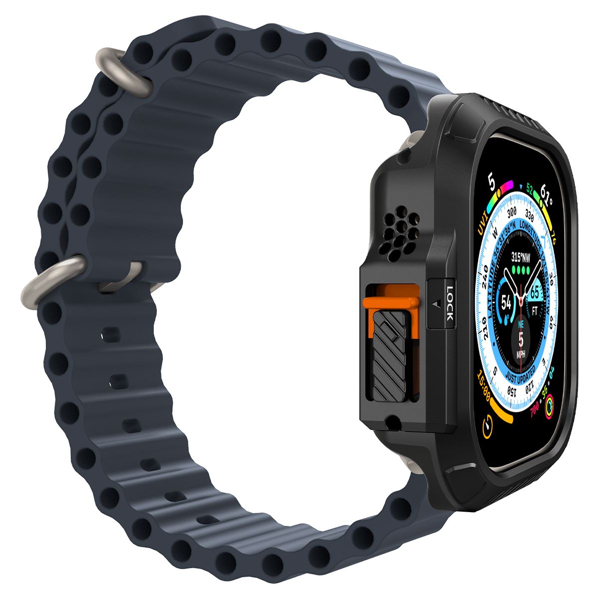 Spigen Lock Fit, black - Apple Watch Ultra 2/Ultra 49mm (3)