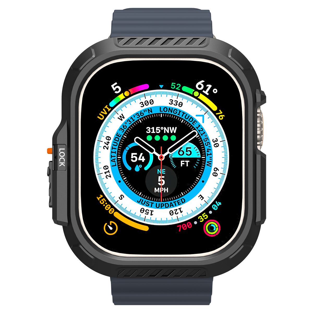 Spigen Lock Fit, black - Apple Watch Ultra 2/Ultra 49mm (4)