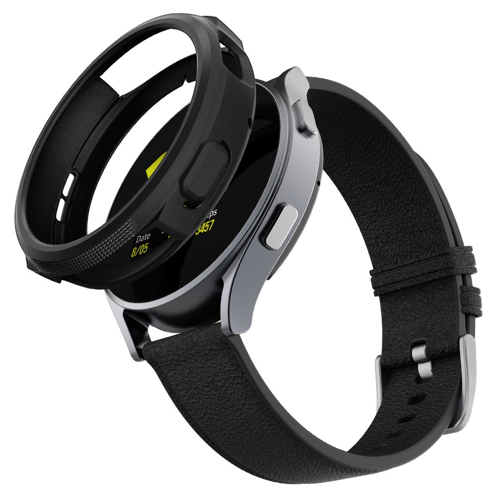Spigen Liquid Air, matte black - Samsung Galaxy Watch5/Watch4 44mm (5)
