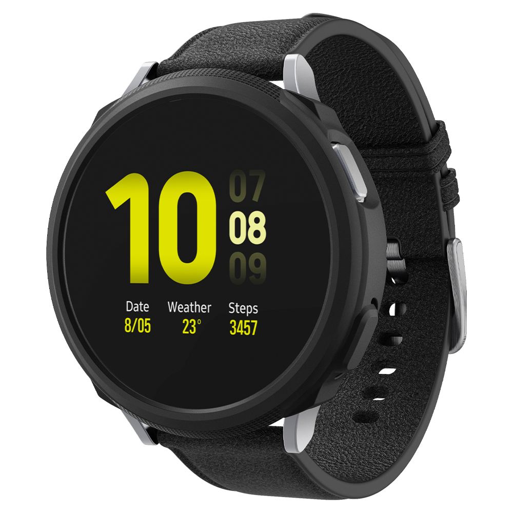 Spigen Liquid Air, matte black - Samsung Galaxy Watch5/Watch4 44mm