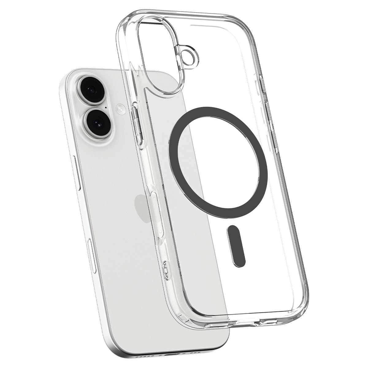 Spigen Ultra Hybrid MagSafe, clear graphite - iPhone 17 (5)