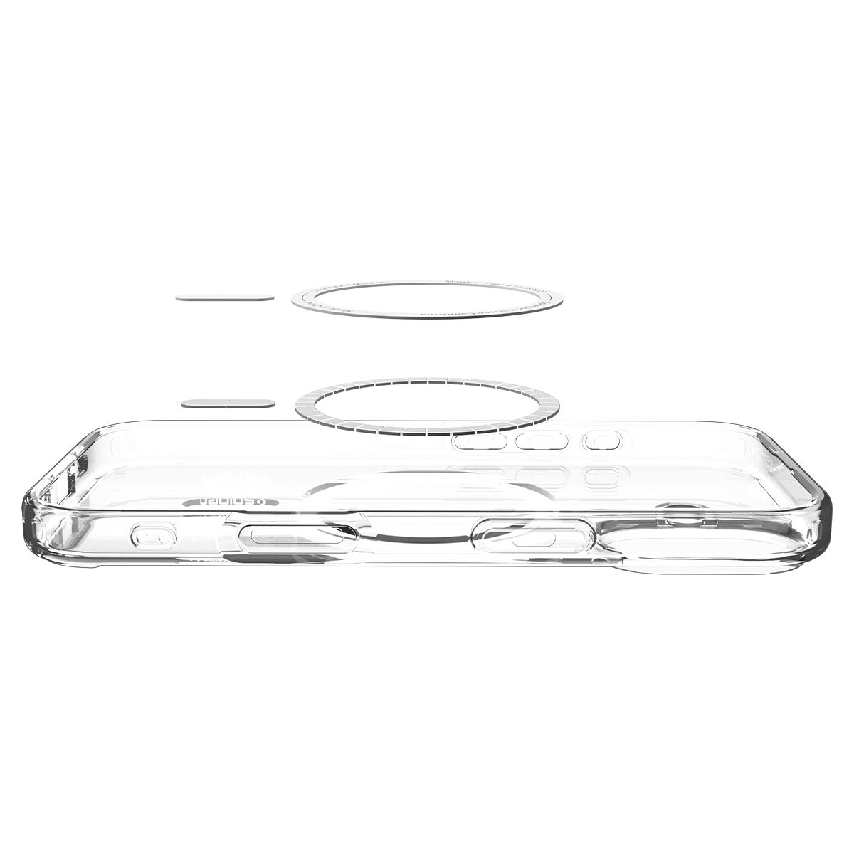 Spigen Ultra Hybrid MagSafe, clear graphite - iPhone 17 (7)