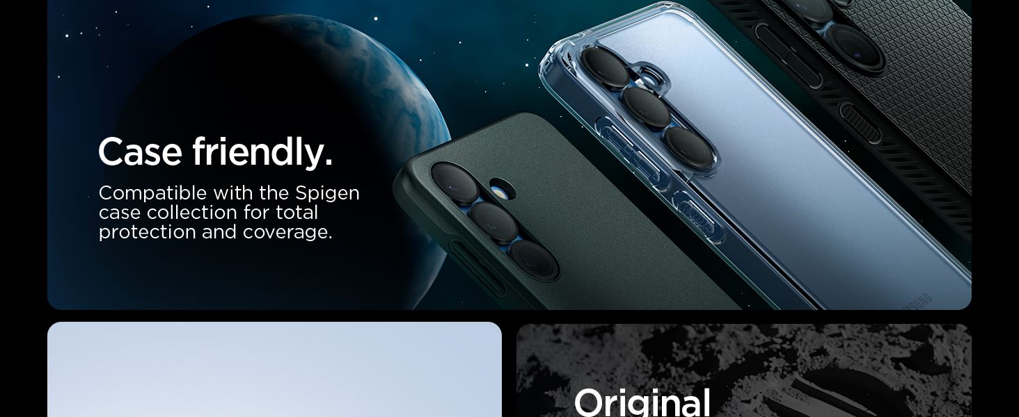 Spigen Glass tR EZ Fit Optik Pro HD 2 Pack, black - Samsung Galaxy S25+ (20)