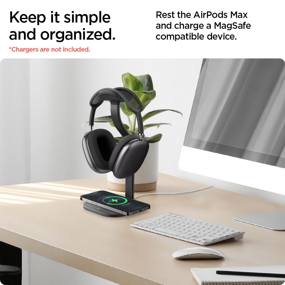 Spigen MagSafe Charger Stand, black - AirPods Max (14)