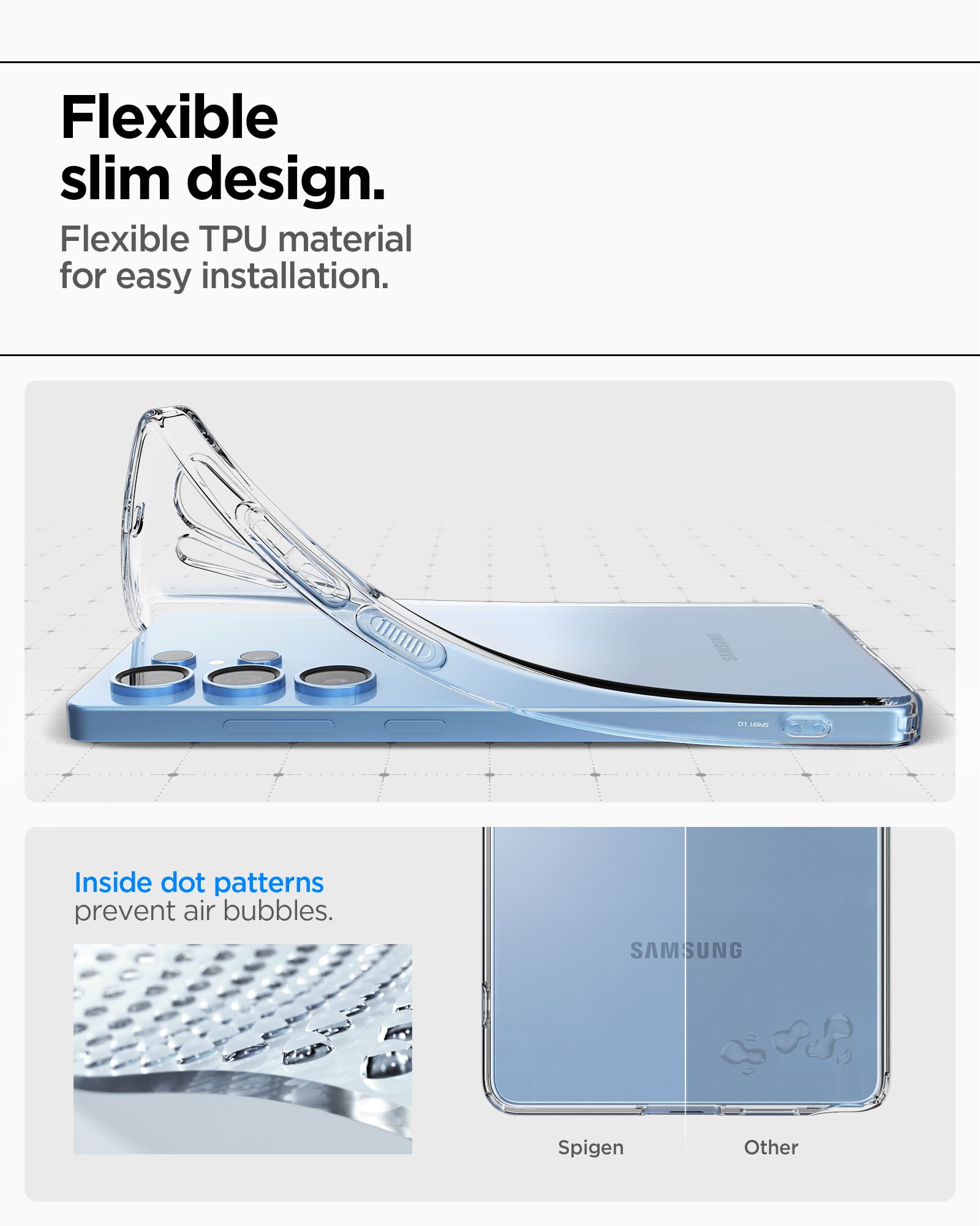 Spigen Liquid Crystal, crystal clear - Samsung Galaxy S25 Ultra (16)