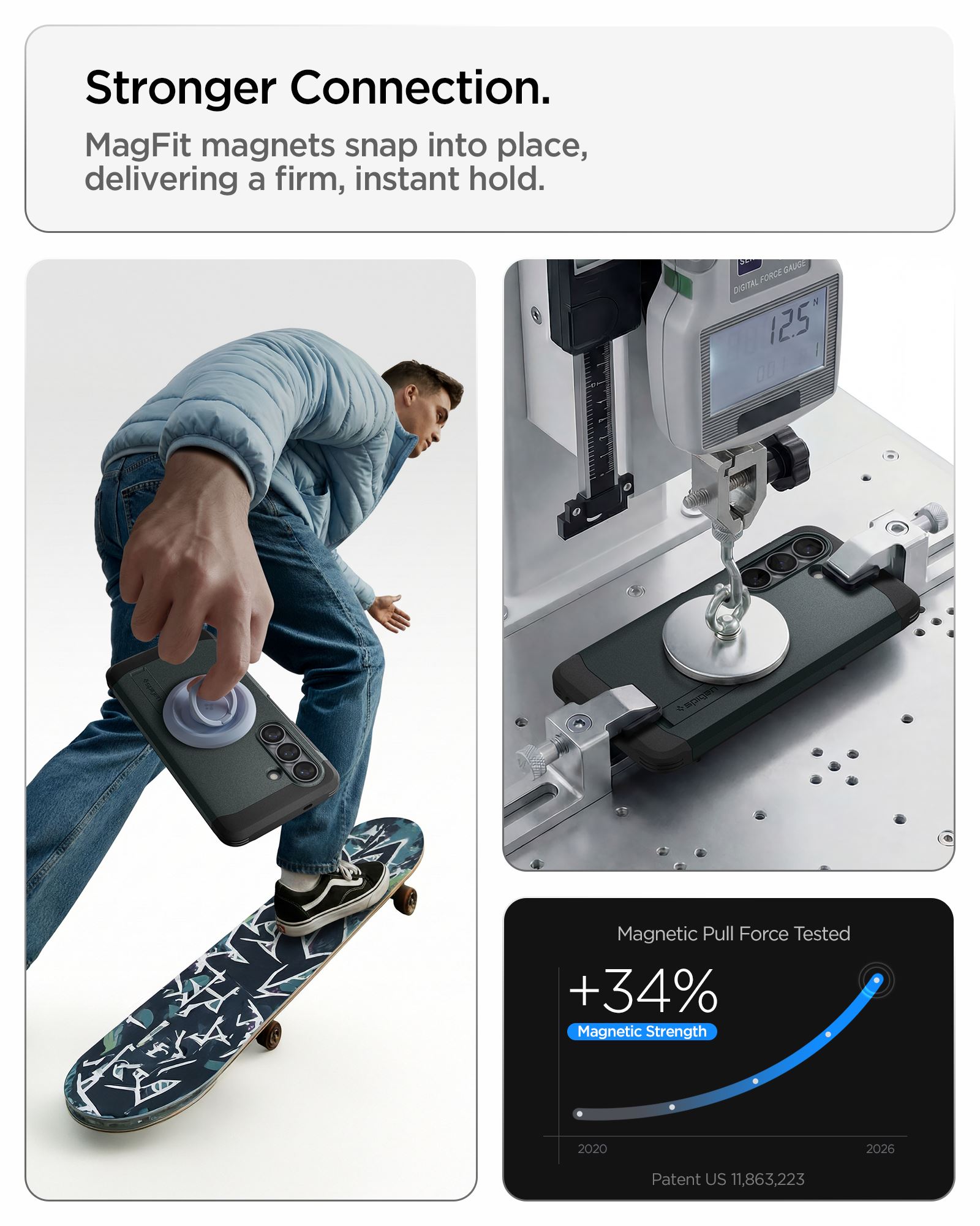 Spigen Tough Armor MagSafe, abyss green - Samsung Galaxy S26 (11)