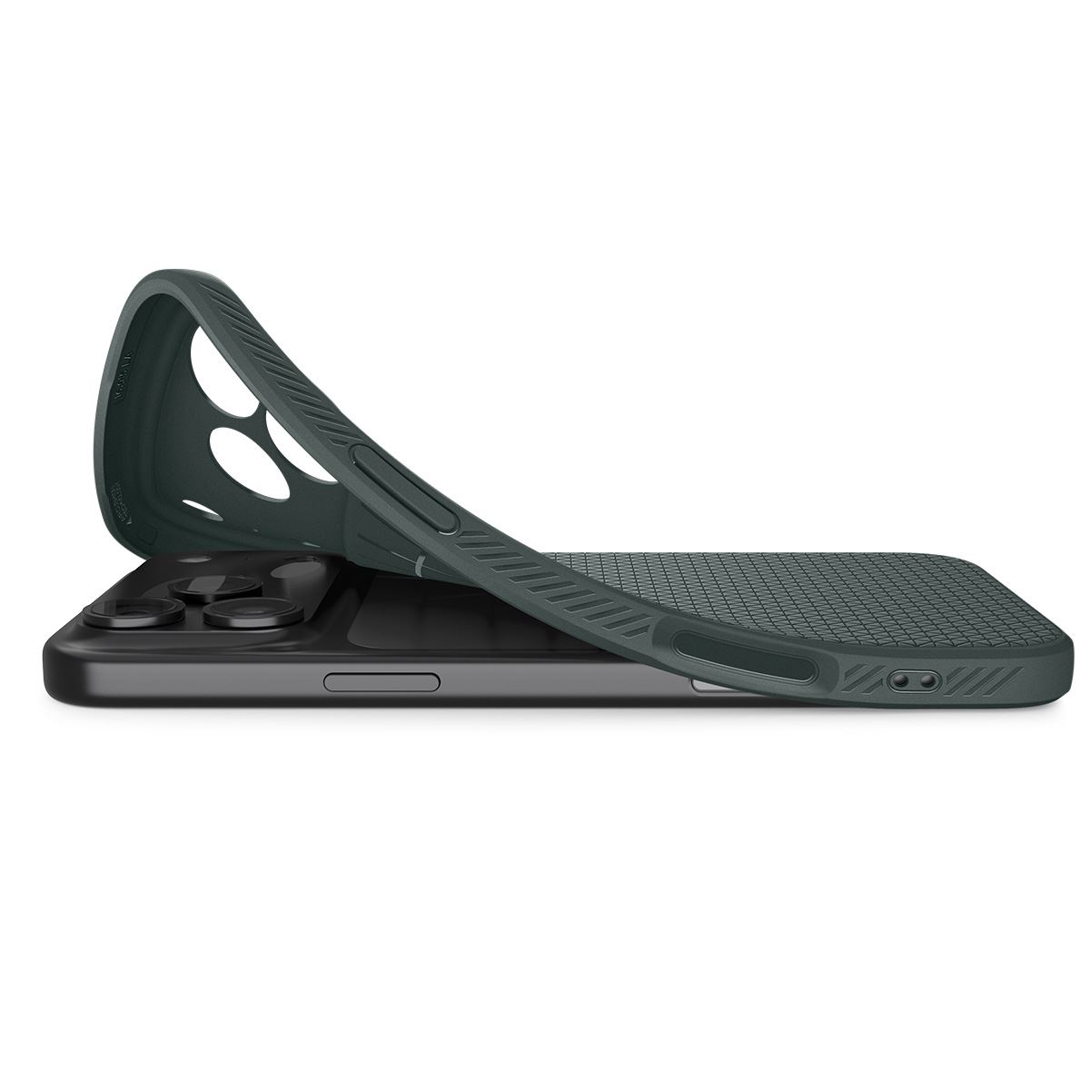 Spigen Liquid Air, abyss green - iPhone 17 Pro (8)