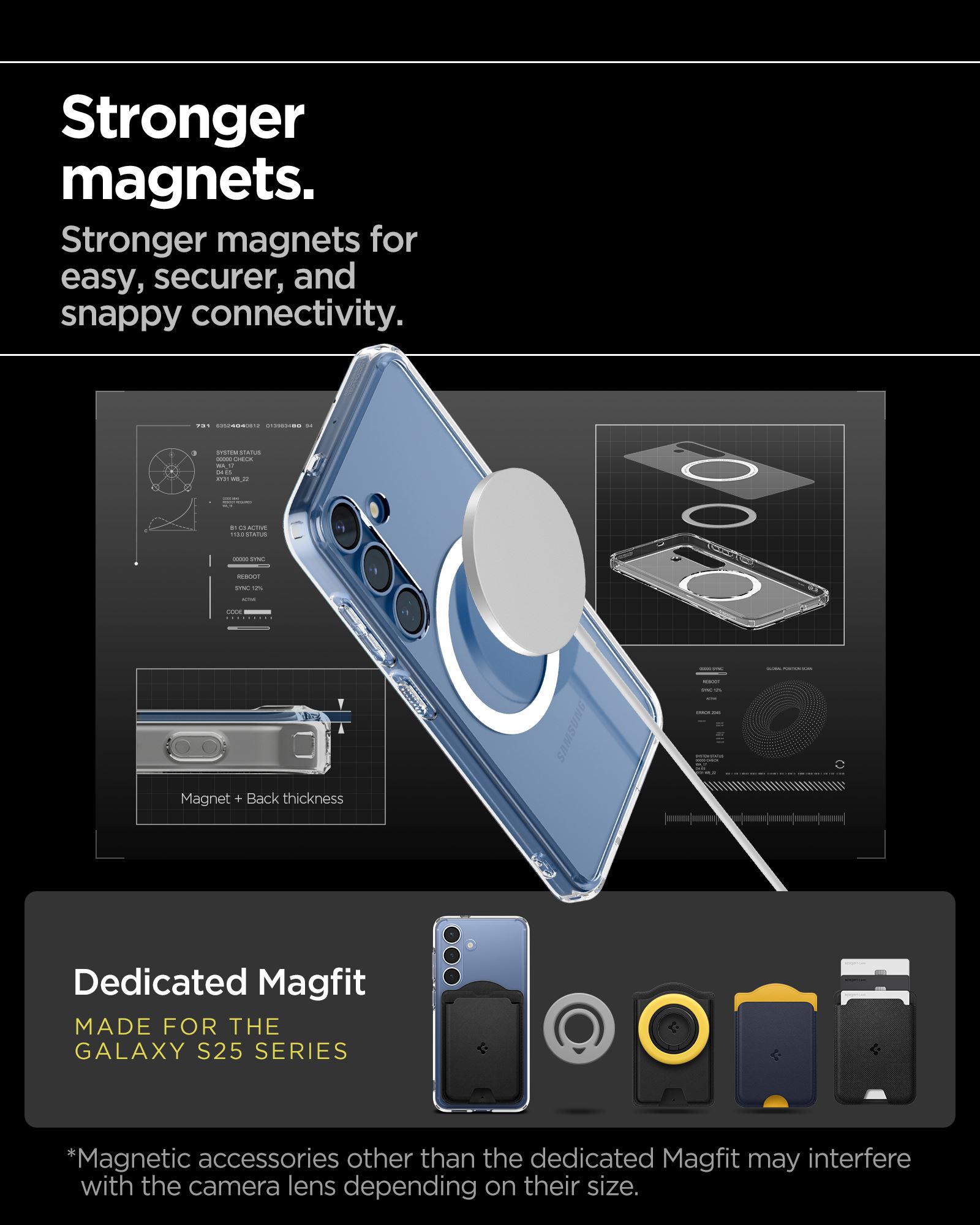 Spigen Ultra Hybrid MagSafe, clear white - Samsung Galaxy S25 (17)