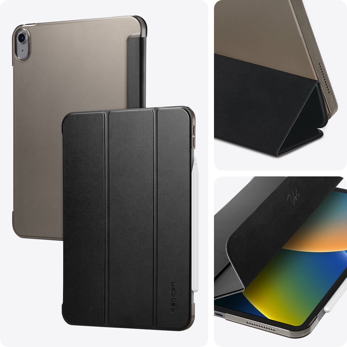 Spigen Smart Fold, black - iPad 10.9" 2022/11" 2025 (12)