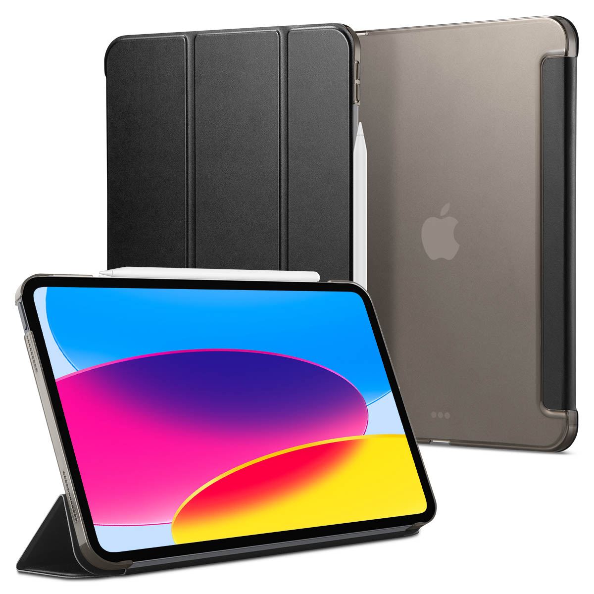Spigen Smart Fold, black - iPad 10.9 2022/11 2025