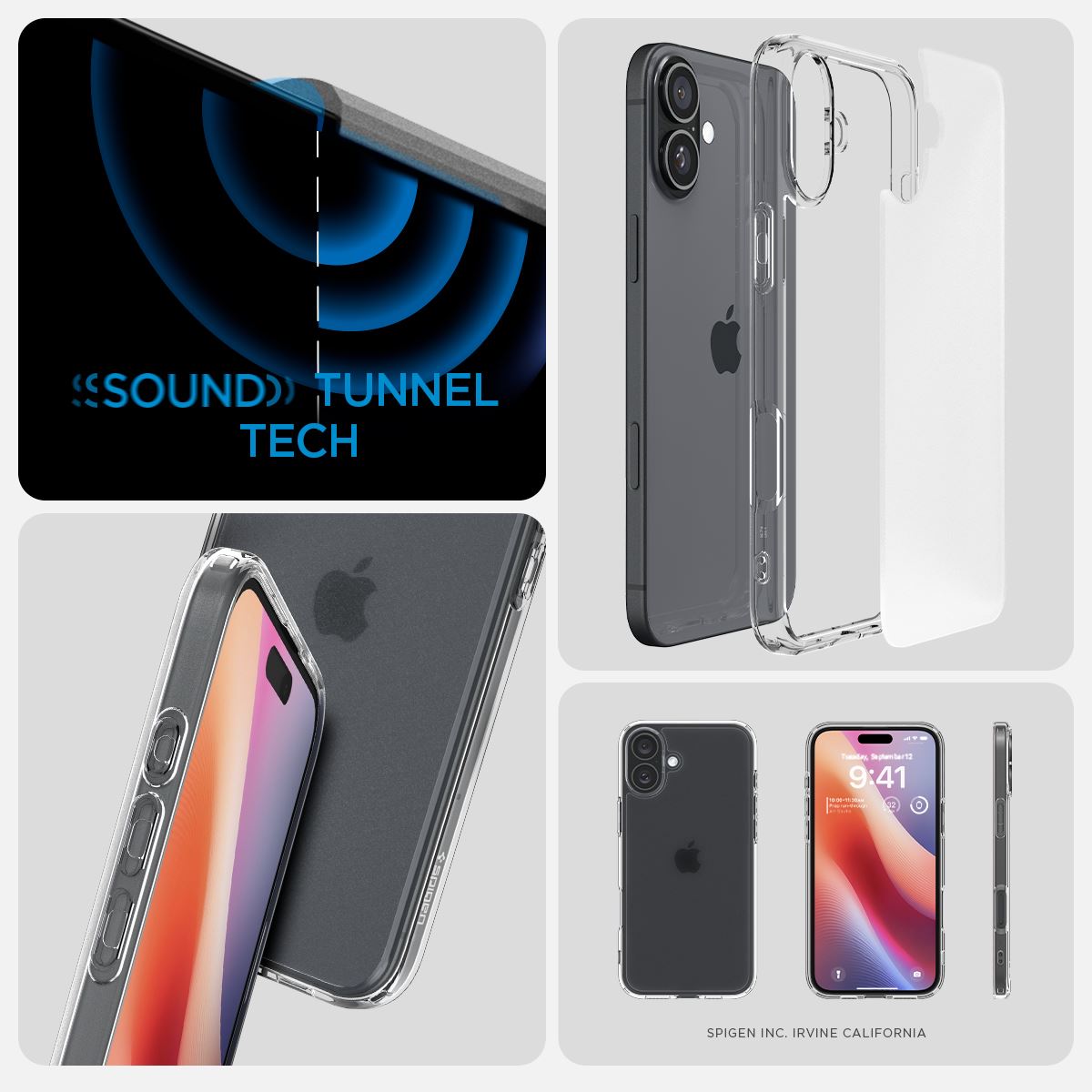 Spigen Ultra Hybrid, frost clear - iPhone 16 (13)
