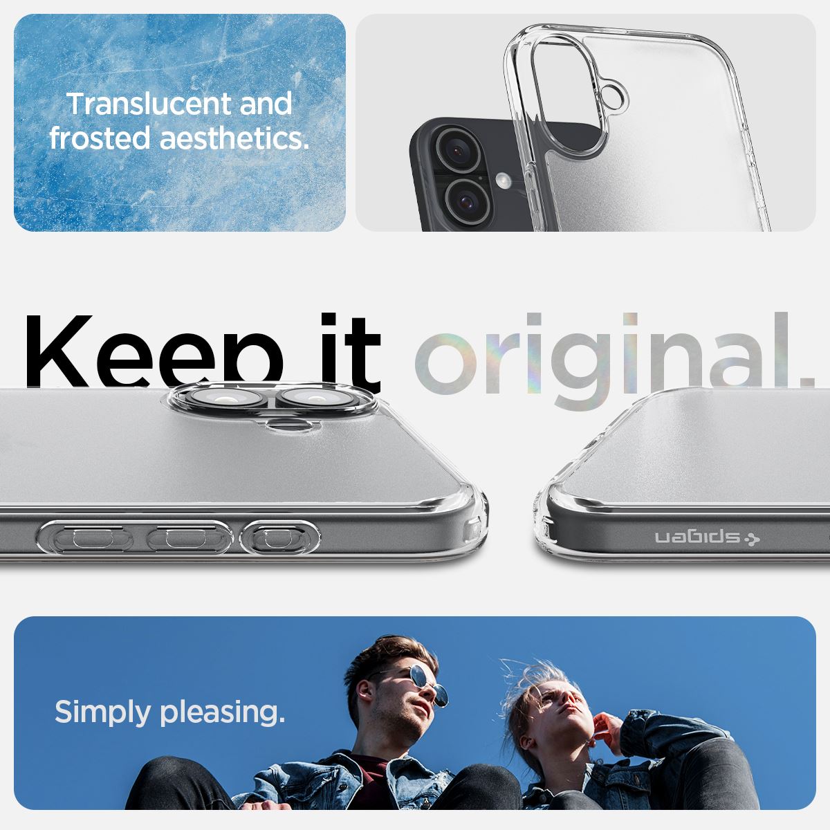 Spigen Ultra Hybrid, frost clear - iPhone 16 (9)