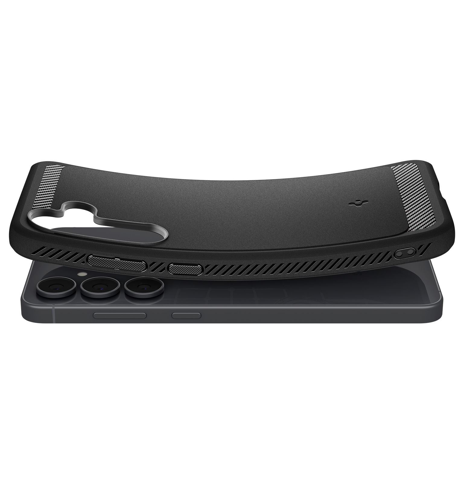 Spigen Rugged Armor, matte black - Samsung Galaxy S25 FE (10)