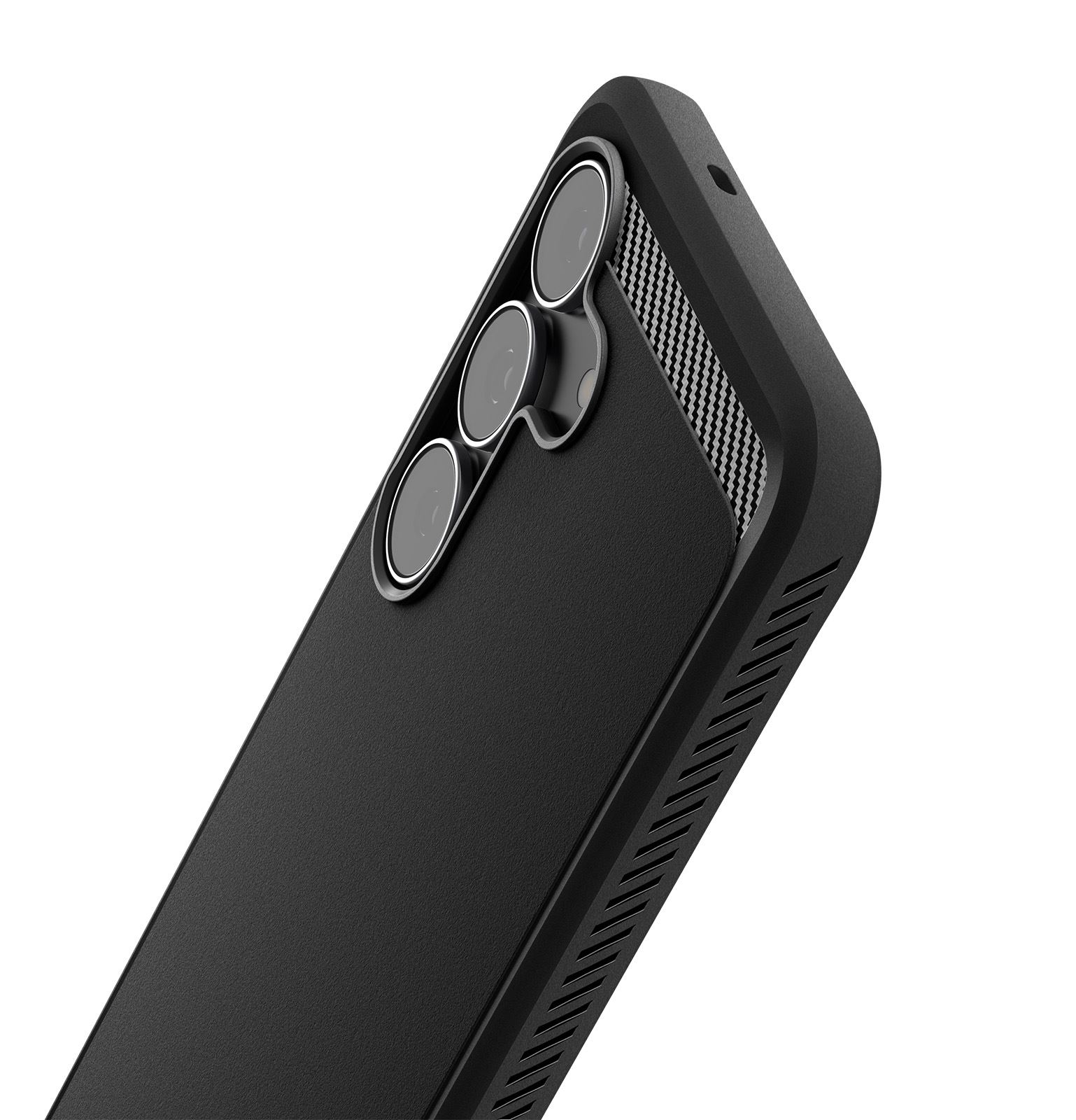 Spigen Rugged Armor, matte black - Samsung Galaxy S25 FE (8)