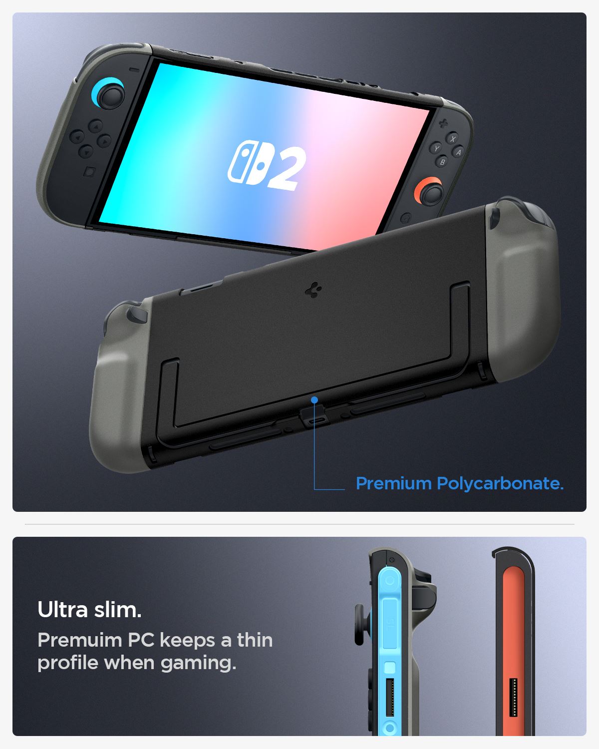 Spigen Nano Pop, black sesame - Nintendo Switch 2 (23)