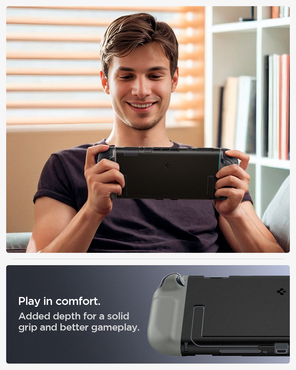Spigen Nano Pop, black sesame  - Nintendo Switch 2 (27)