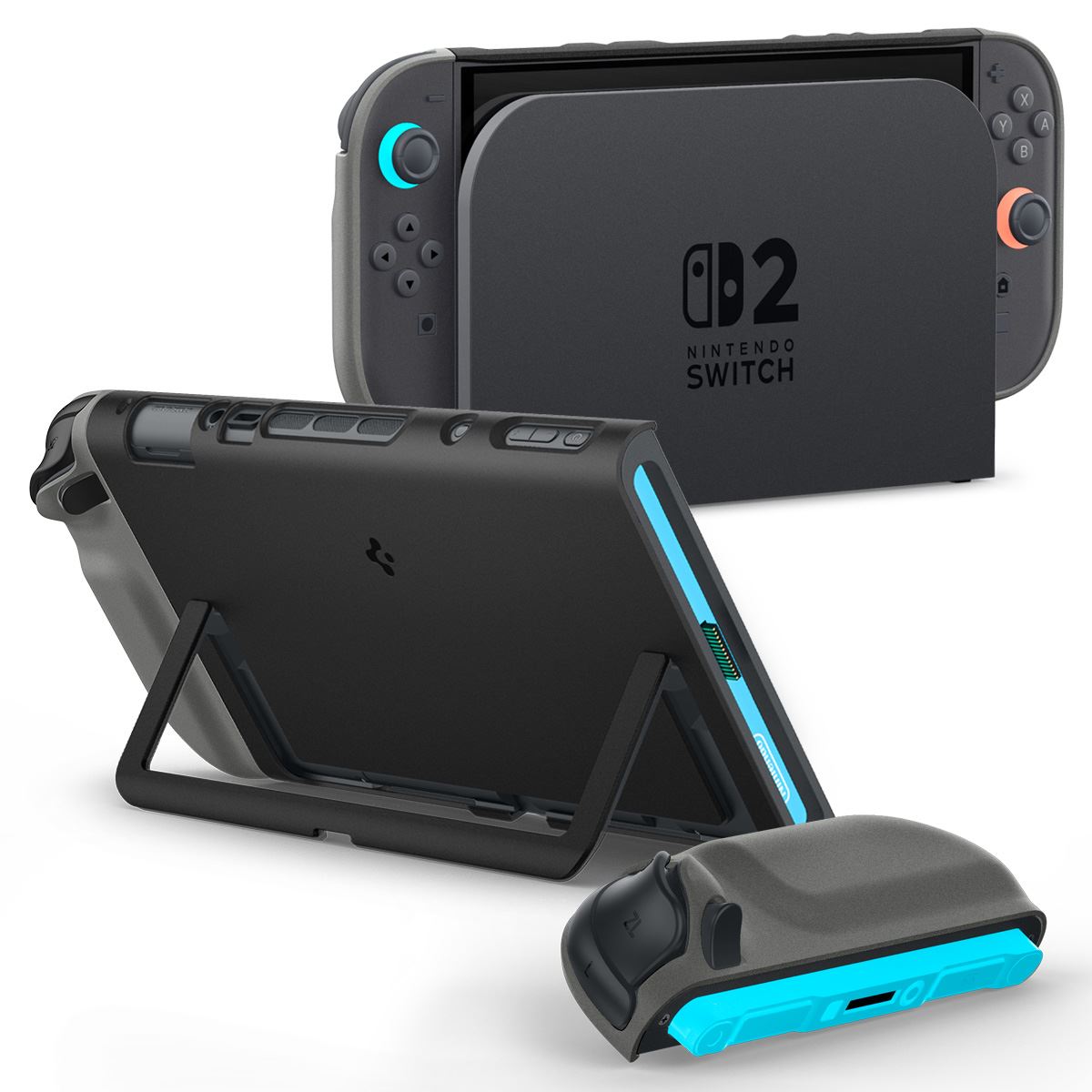 Spigen Nano Pop, black sesame  - Nintendo Switch 2