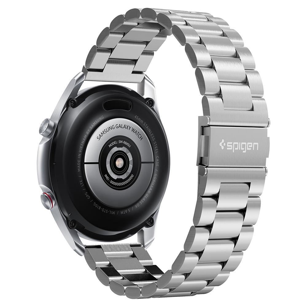 Spigen Modern Fit, silver - Galaxy Watch 22mm (2)