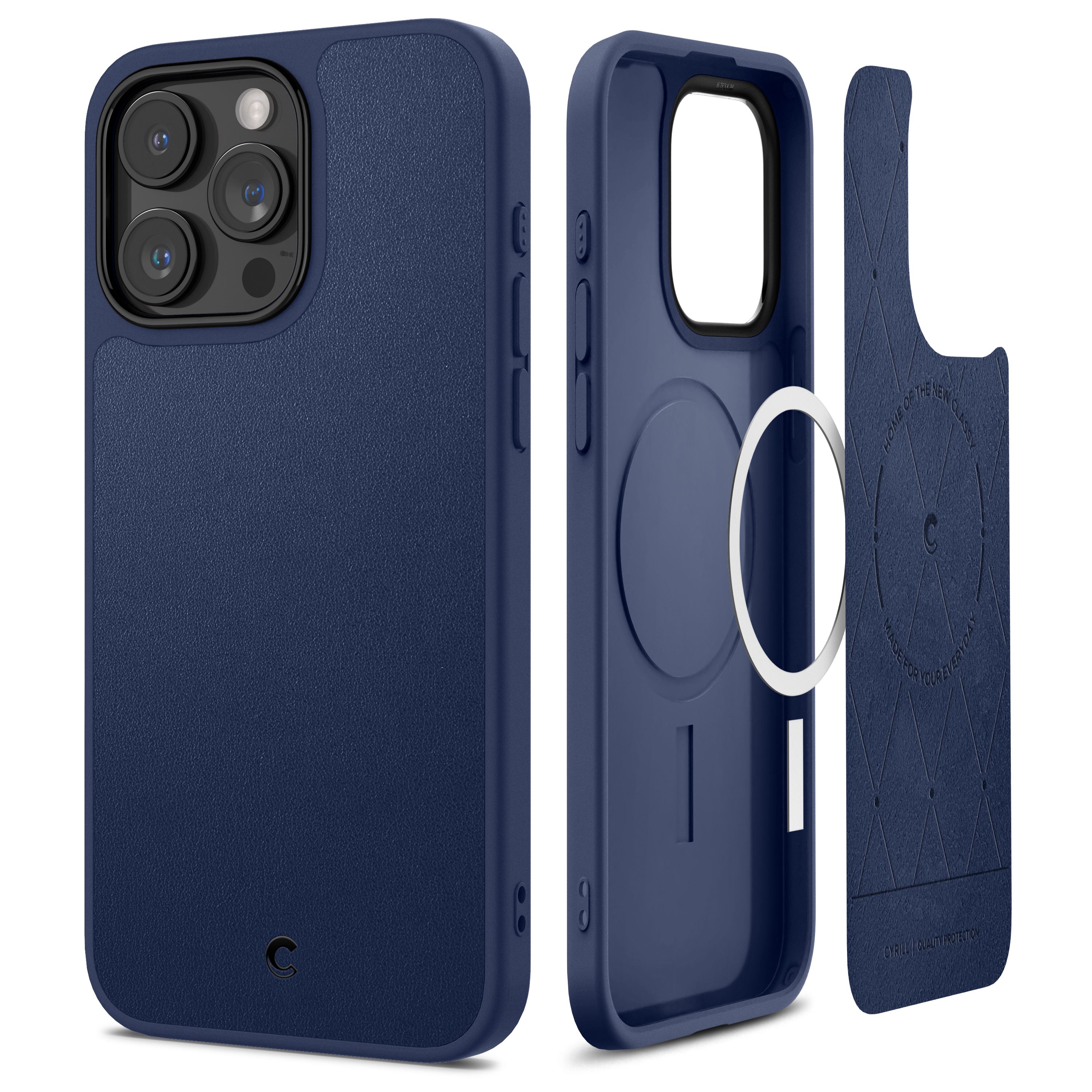Spigen Cyrill Kajuk MagSafe, navy, - iPhone 15 Pro Max (2)