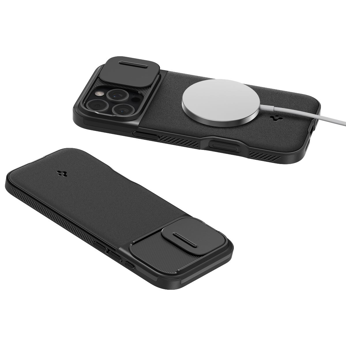 Spigen Optik Armor MagSafe, black - iPhone 16 Pro (7)