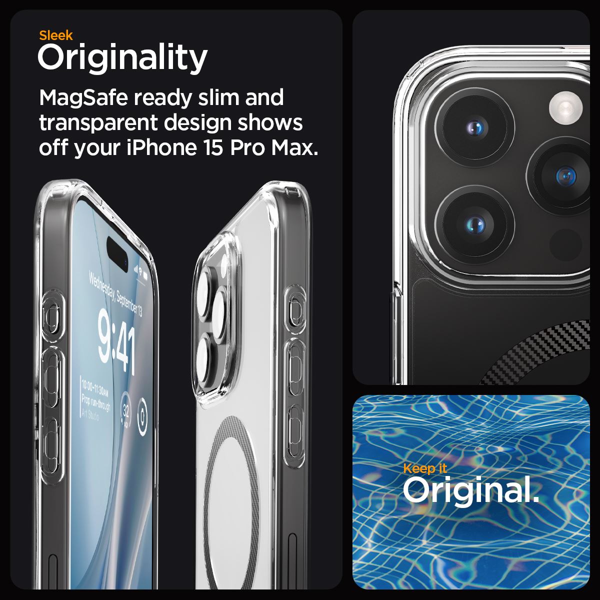 Spigen Ultra Hybrid MagSafe, carbon fiber - iPhone 15 Pro Max (12)