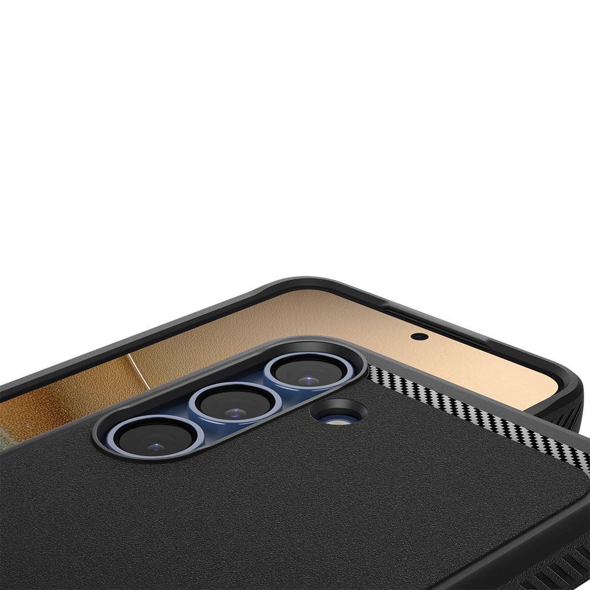 Spigen Rugged Armor MagSafe, matte black - Samsung Galaxy S25+ (13)