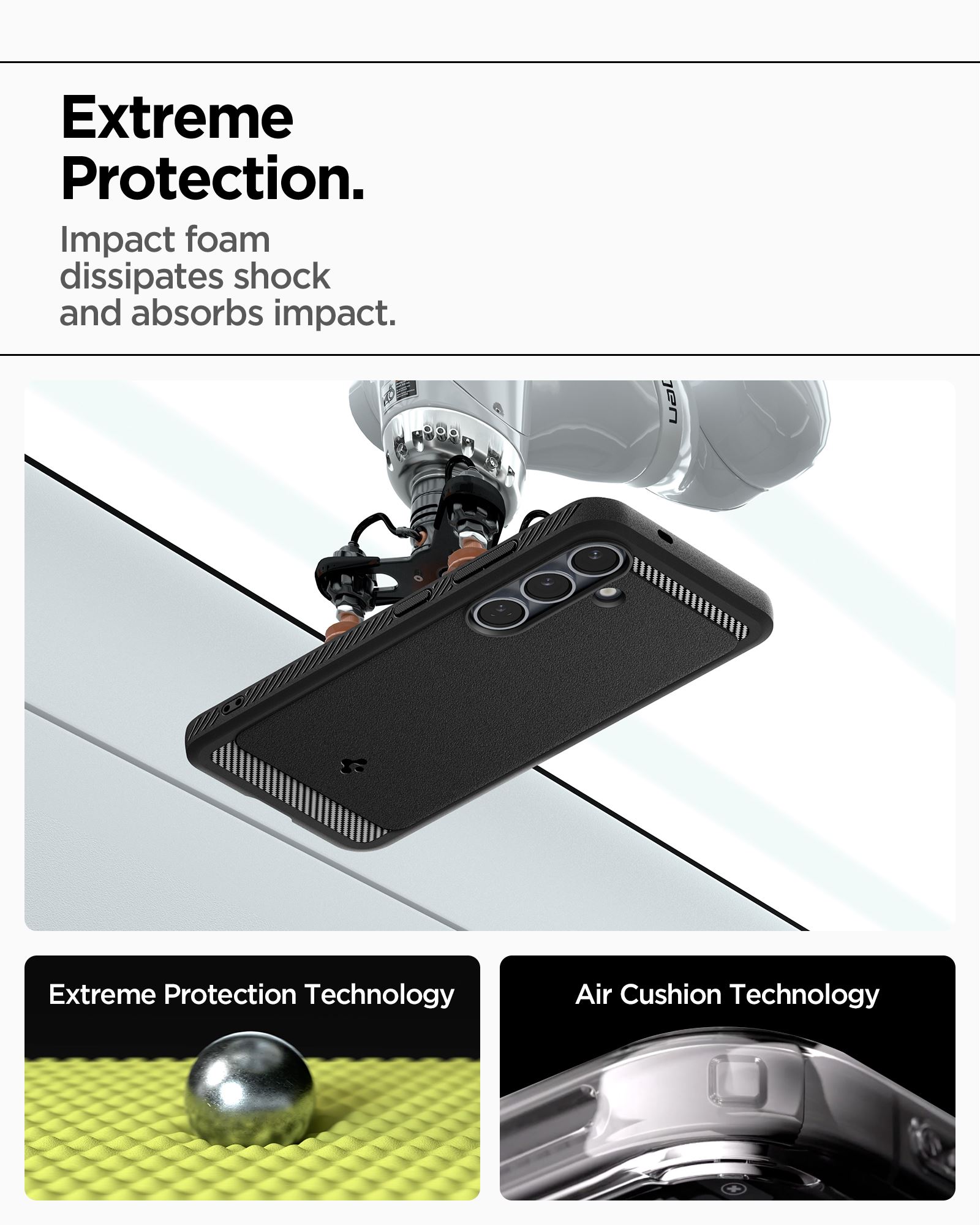 Spigen Rugged Armor MagSafe, matte black - Samsung Galaxy S25+ (18)
