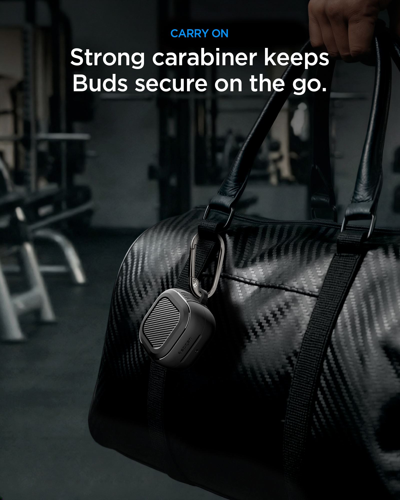 Spigen Rugged Armor, matte black - Samsung Galaxy Buds 4 Pro/4 (11)