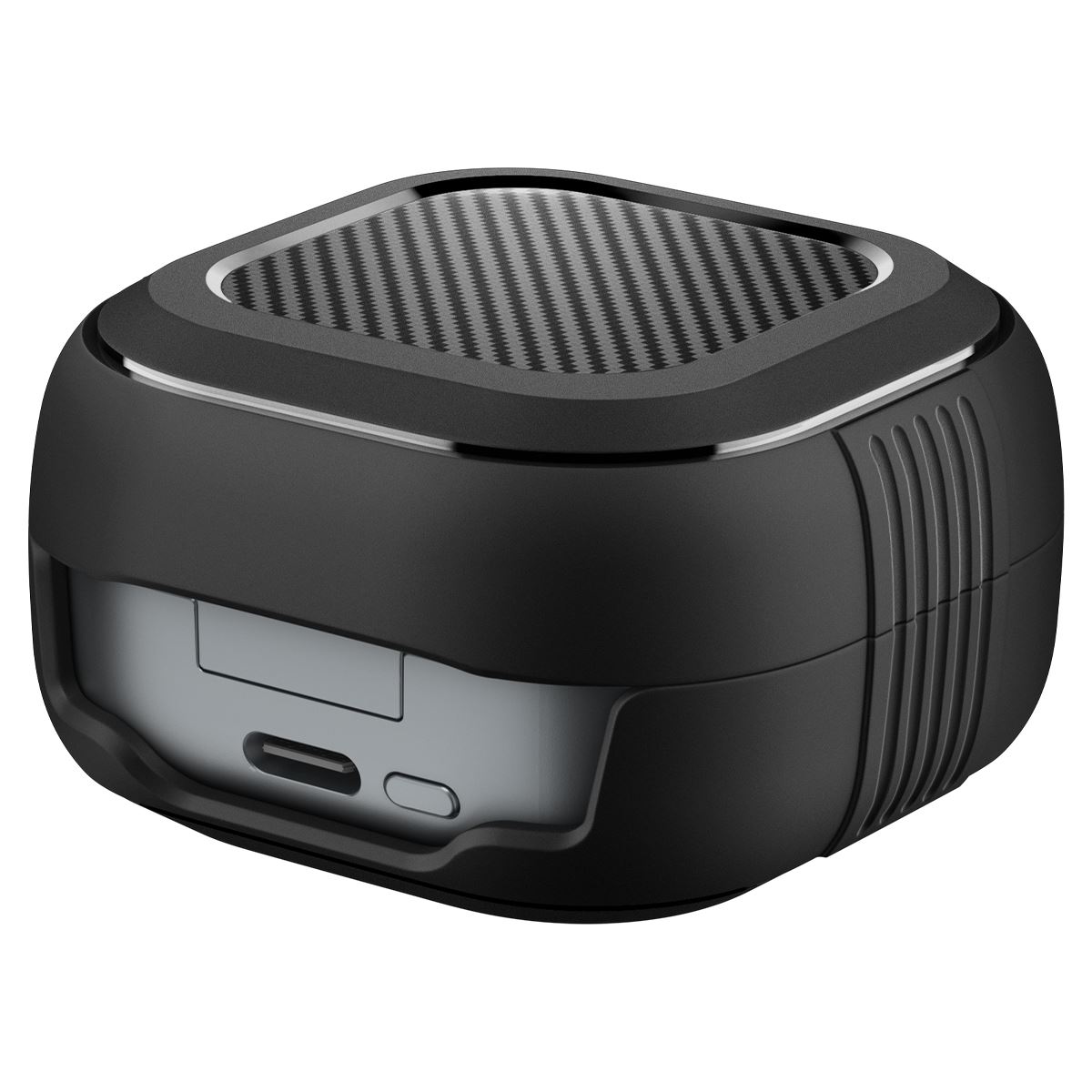 Spigen Rugged Armor, matte black - Samsung Galaxy Buds 4 Pro/4 (6)