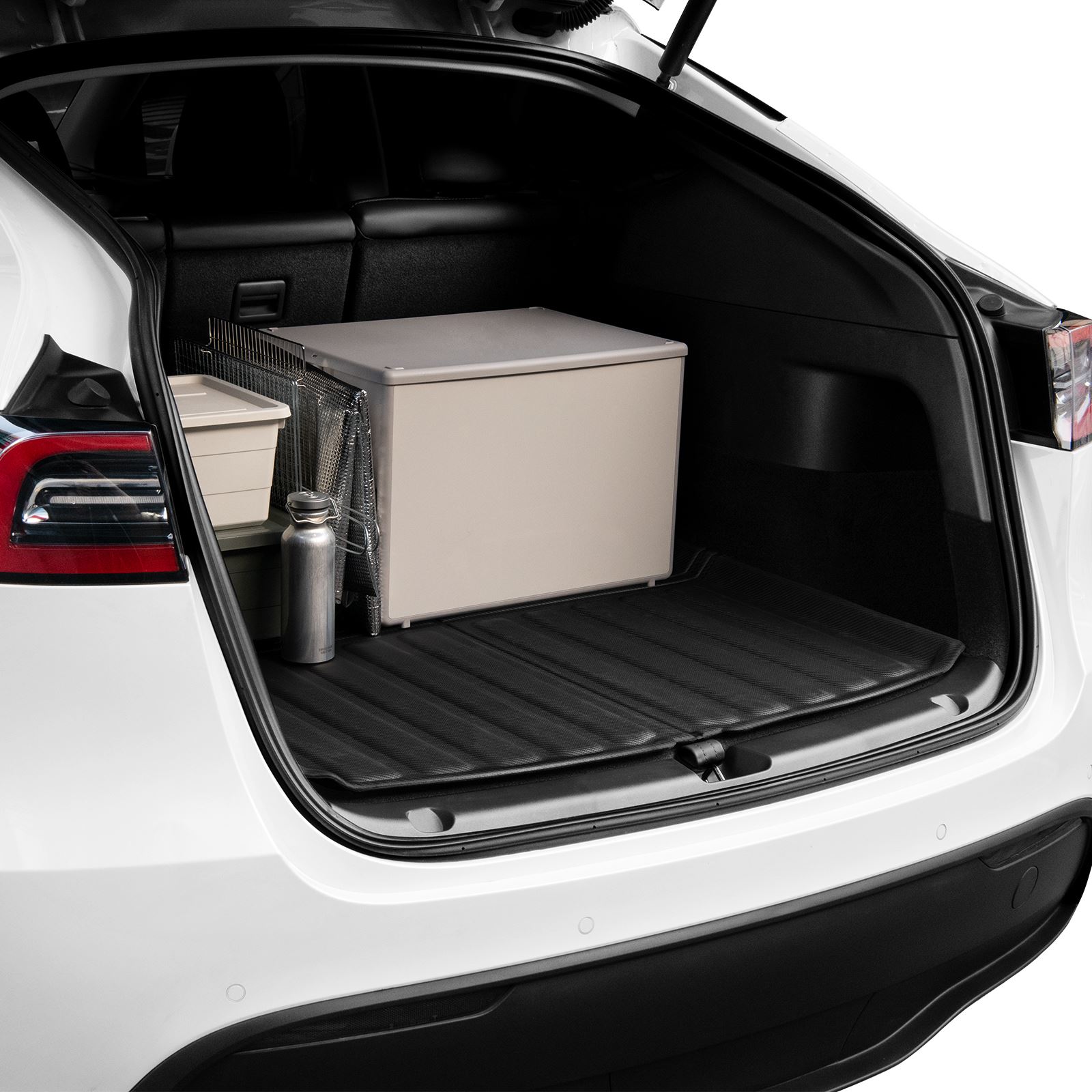 Spigen Tesla Car Mat Rear Trunk, black - Tesla Model Y (7)