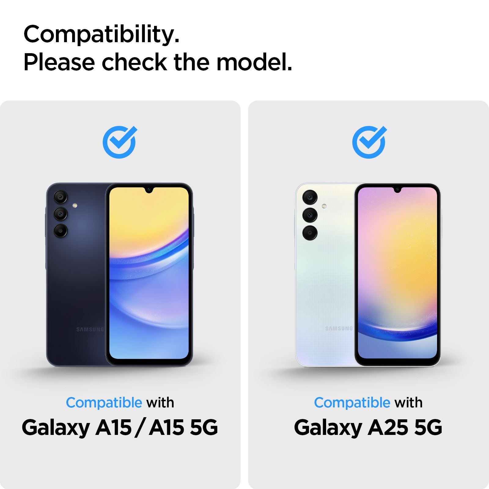 Spigen Glass tR Slim 2 Pack - Samsung Galaxy A25 5G/Galaxy A15/Galaxy A15 5G (6)