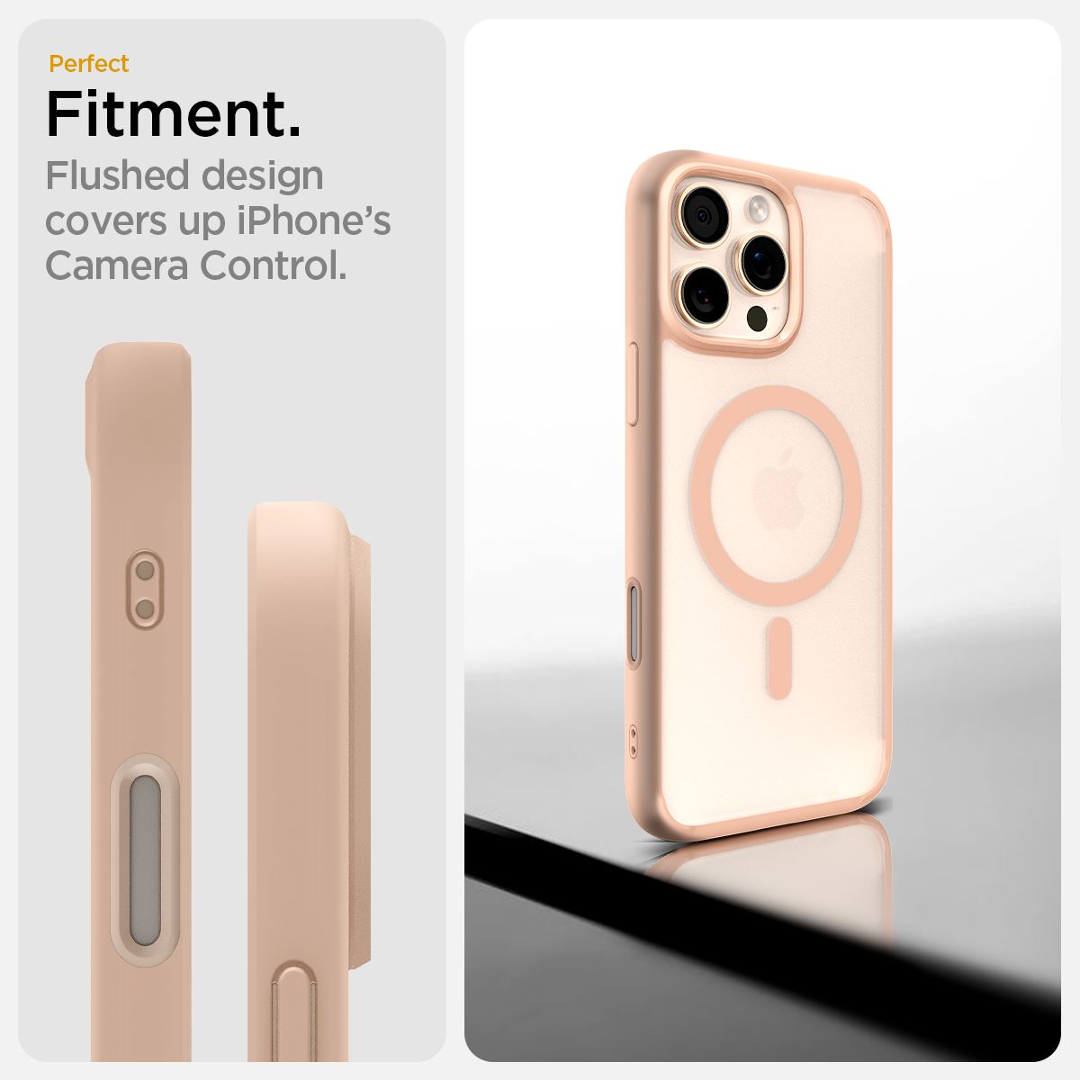 Spigen Ultra Hybrid T MagSafe, frost rose titanium - iPhone 16 Pro Max (14)