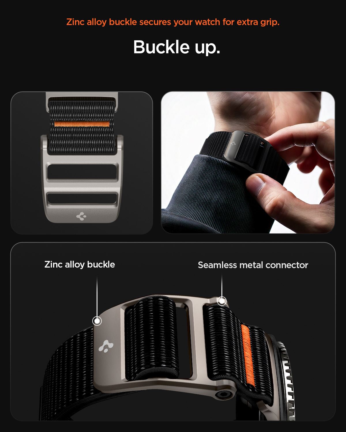 Spigen DuraPro Flex, black - Samsung Galaxy Watch 8 (40/44/46mm) (16)