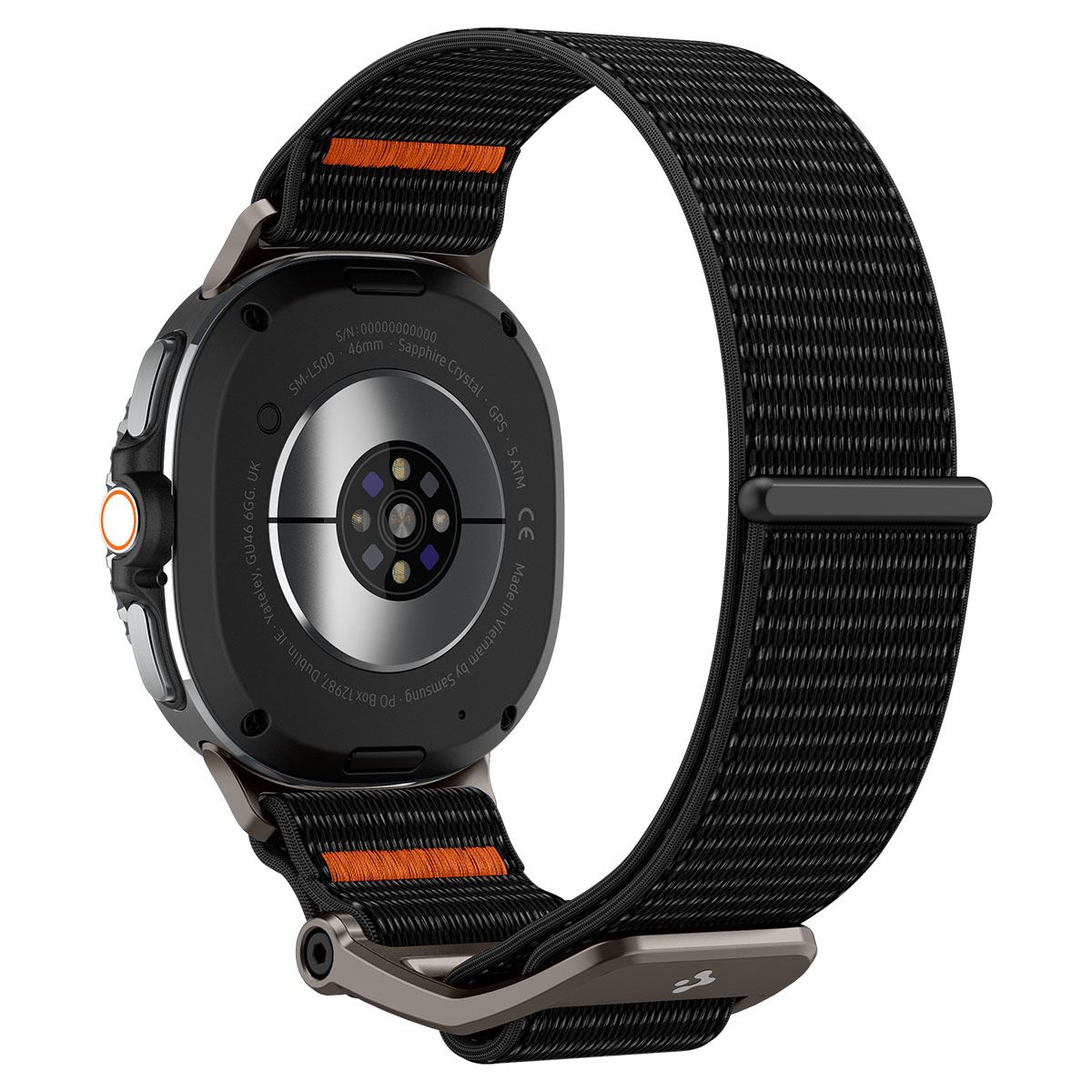 Spigen DuraPro Flex, black - Samsung Galaxy Watch 8 (40/44/46mm) (9)