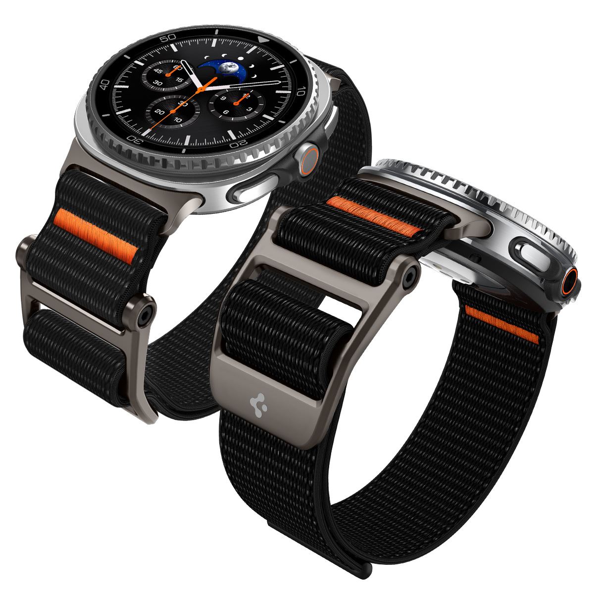 Spigen DuraPro Flex, black - Samsung Galaxy Watch 8 (40/44/46mm)