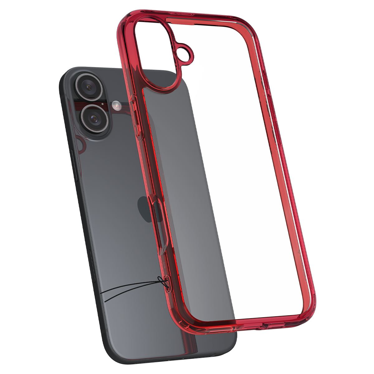 Spigen Ultra Hybrid, red crystal - iPhone 16 (5)