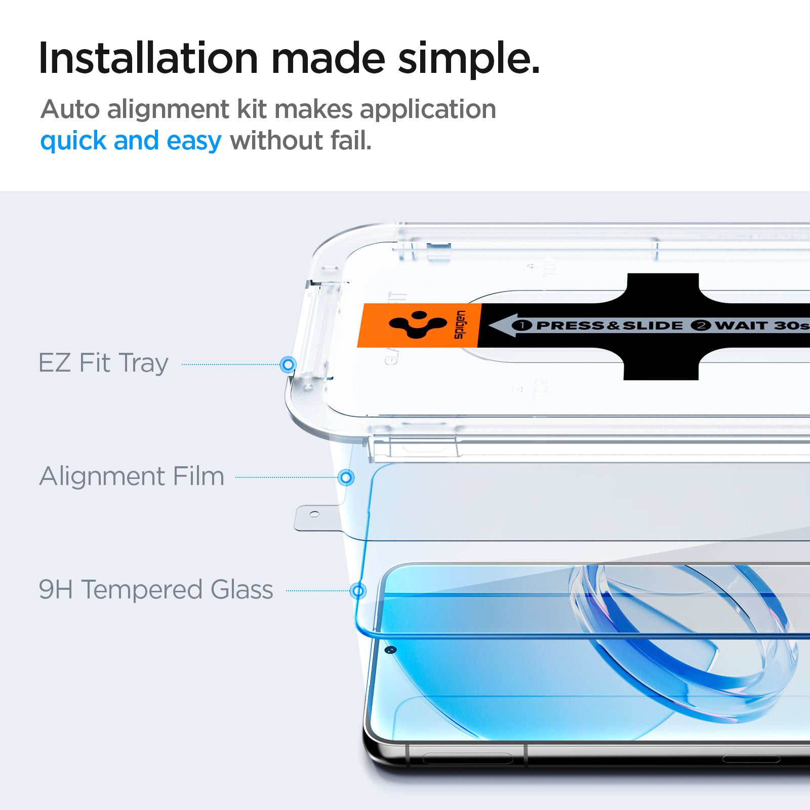 Spigen Glass EZ Fit 2 Pack - Samsung Galaxy S23 (7)