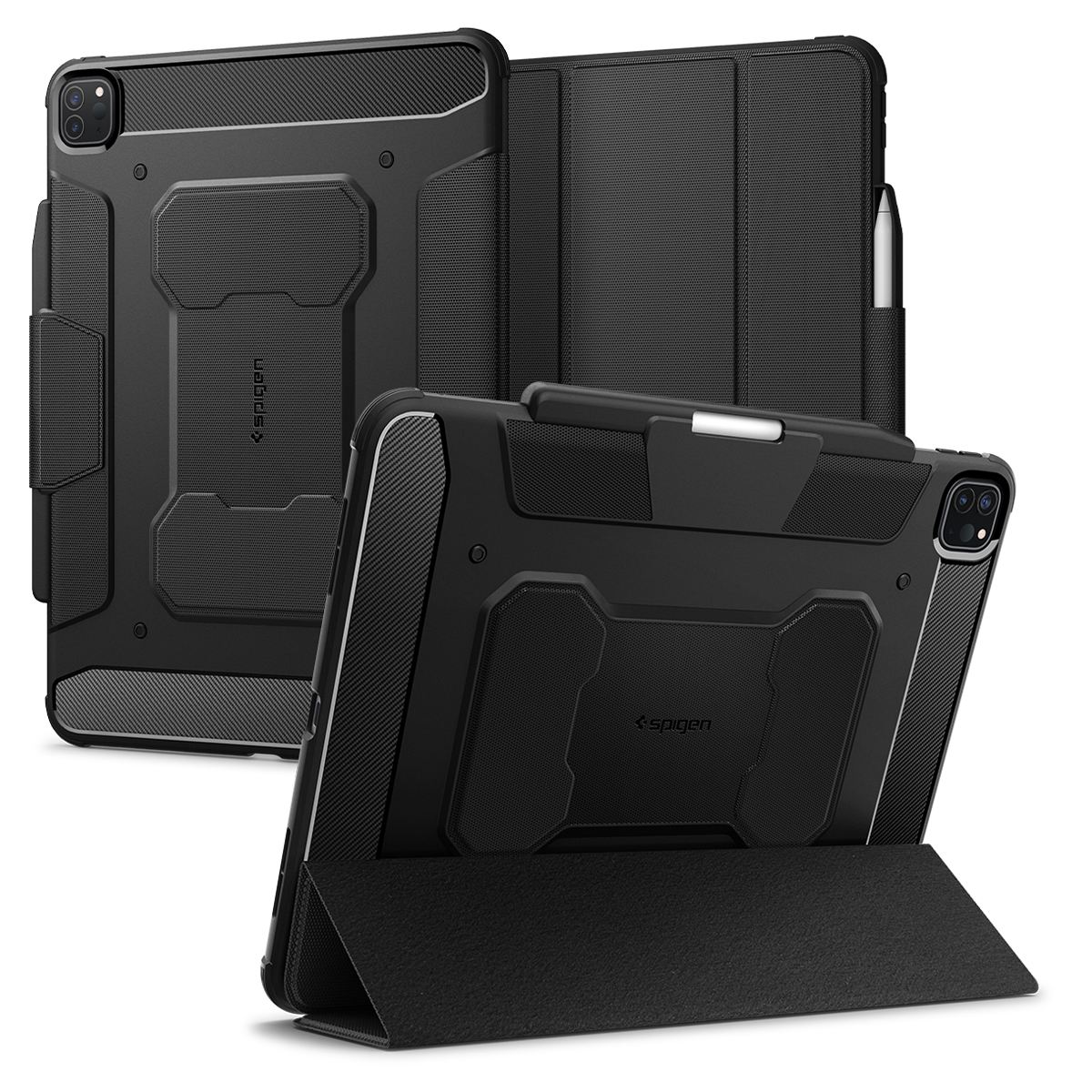 Spigen Rugged Armor Pro, black - iPad Pro 13 2024