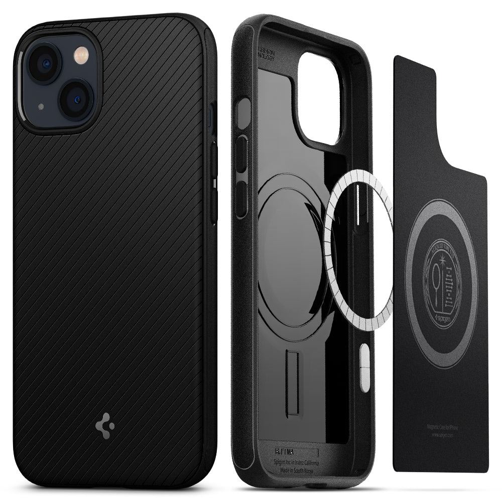 Spigen Mag Armor MagSafe, matte black -  iPhone 13 mini (2)