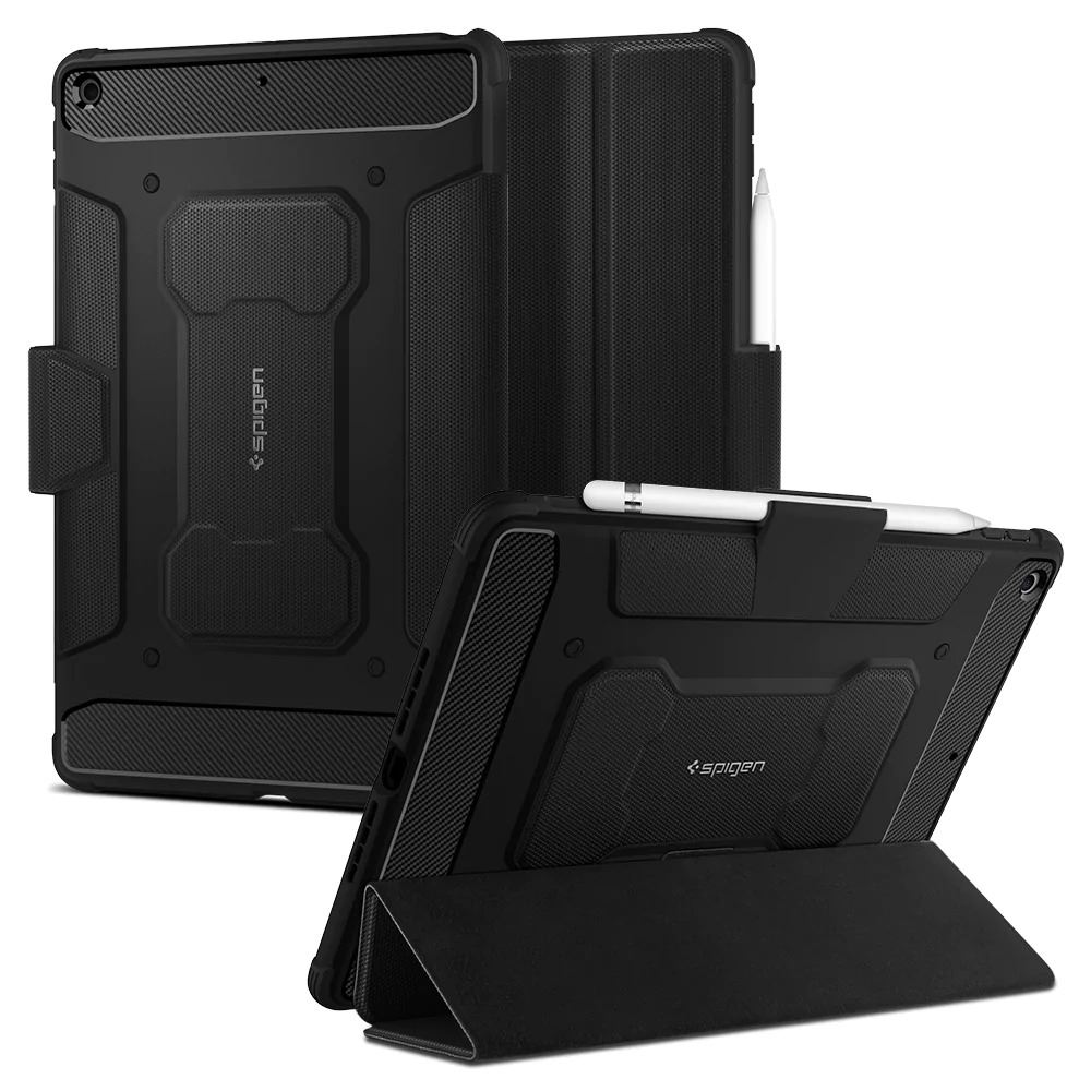 Spigen Rugged Armor Pro, black - iPad 10.2" 2021/2020/2019 (2)