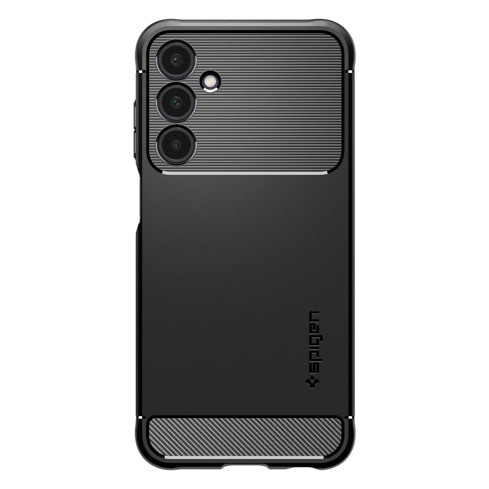 Spigen Rugged Armor, matte black - Samsung Galaxy A25 5G (2)